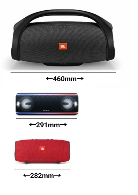 史上最大級の大きさJBL BOOMBOX 最大60Wの大迫力サウンドに24